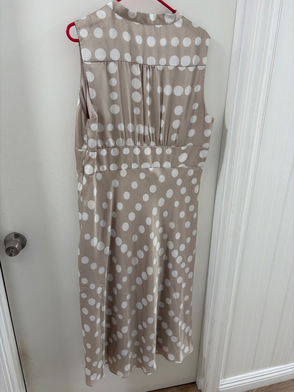Donna Karan long dress polka dots - Picture 2 of 2